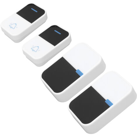 Sonnette sans fil étanche IP44, 38 mélodies, récepteur autonome 433.92MHz, pour appartement ou maison, prise européenne