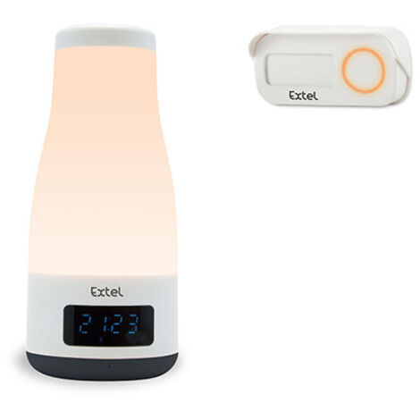 Sonnette sans fil Mood avec enceinte bluetooth lampe intégrée - Extel - 083701