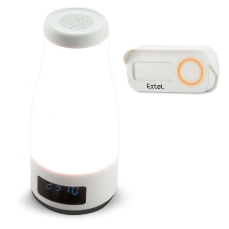 Sonnette sans fil Mood avec enceinte bluetooth lampe intégrée - Extel - 083701