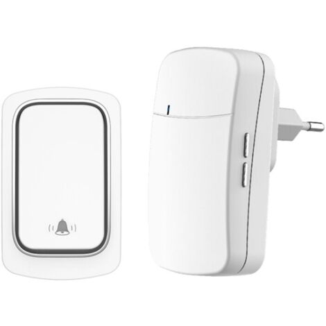 Sonnette sans fil pas de batterie requise ensembles de sonnette de porte auto-alimentée étanche maison carillon extérieur sonnette