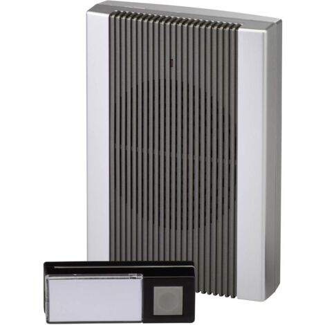 Sonnette sans fil Set complet Heidemann 70843 HX Sound - anthracite, argent