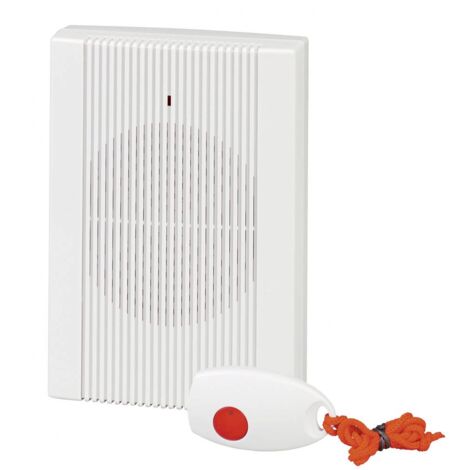 Sonnette sans fil Set complet Heidemann 70844 HX Guardian - blanc, rouge