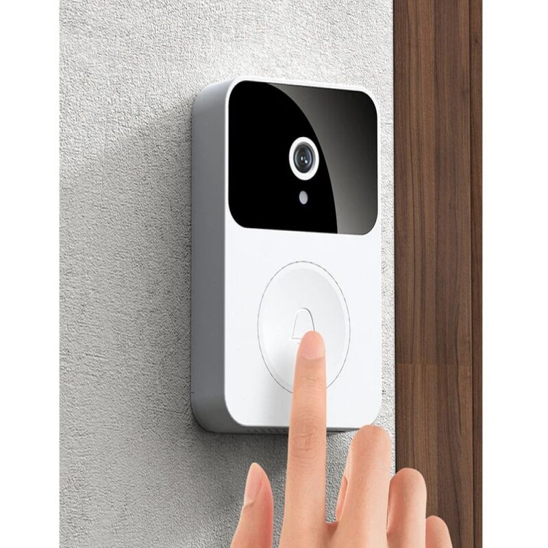 Lifcausal - Sonnette sans fil Sonnette vidéo Interphone intelligent WiFi Ring Caméra de sécurité pour téléphone
