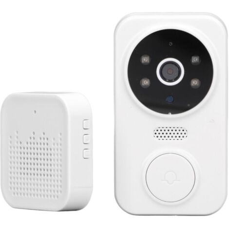 Sonnette vidéo caméra 1080P Vision nocturne intelligente 2 voies voix sans fil WiFi sonnette vidéo avec objectif grand Angle HD