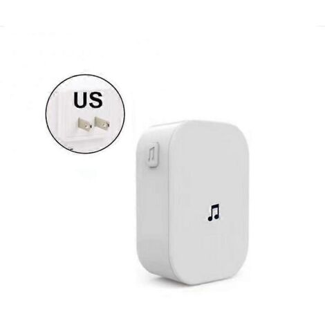 Sonnette vidéo connectée Tuya, sonnette extérieure sans fil WiFi étanche avec batterie, sonnette américaine