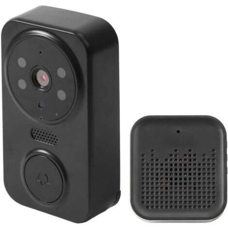 Sonnette Vidéo Étanche HD Avec Batterie 1200mAh Installation Facile Caméra Visuelle