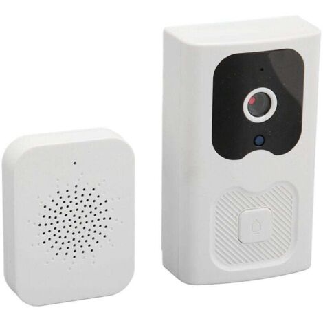 Sonnette Vidéo Intelligente Sans Fil Surveillance à Distance Wifi HD Vision Nocturne Appels Bidirectionnels