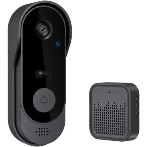 Sonnette vidéo, interphone extérieur Haute définition for la Maison, Fonction Vision Nocturne(Waterproof)