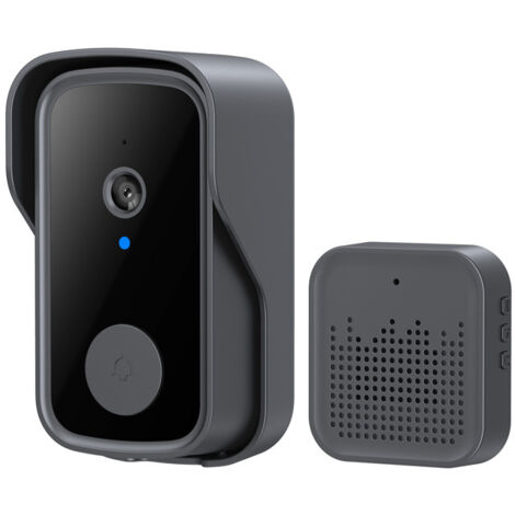 Sonnette vidéo sans fil à commande vocale, interphone vidéo intelligent à détection humaine compatible avec les smartphones
