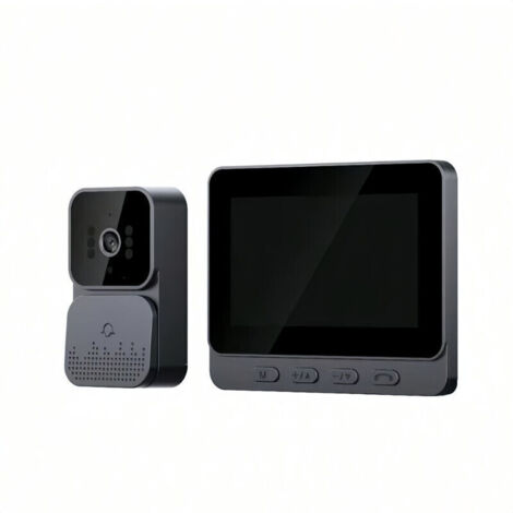 Sonnette vidéo, système d'interphone vidéo, sonnette à vision nocturne avec moniteur de caméra, sonnette pour maison de villa
