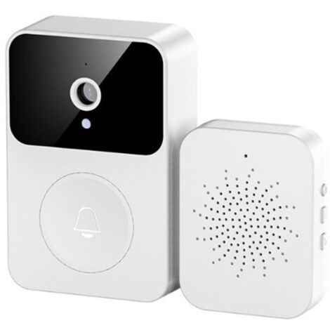 Sonnette vidéo WiFi intelligente - Caméra de porte - Interphone de sécurité - Notification sur téléphone.