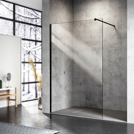 SONNI 10mm Walk in Shower Cabina doccia NANO Vetro di sicurezza trasparente 80x200cm