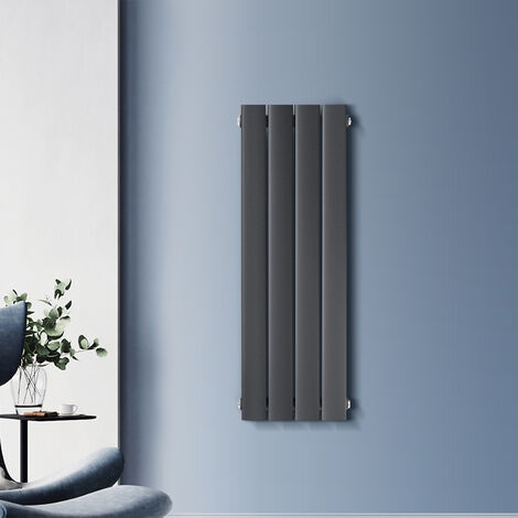 SONNI Design Heizkorper klein Anthrazit Flachheizkörper Vertikal WC Paneelheizkörper 900x311mm 321 Watt