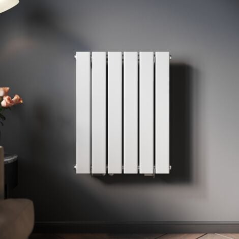 SONNI Design Heizkorper Paneelheizkörper Vertikal Einlagig Weiß Flachheizkörper 600x465mm, 355W