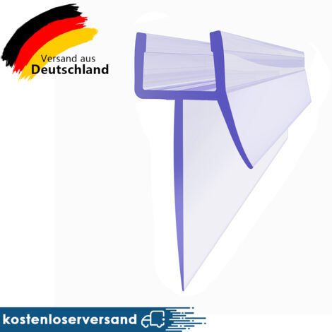 SONNI Duschdichtung für 8mm Glasdicke mit zwei Lippen zur unteren Duschprofil Wasserabweiser Ersatzdichtung Duschtürdichtung 100cm,PVC,Schimmelbeständigkeit