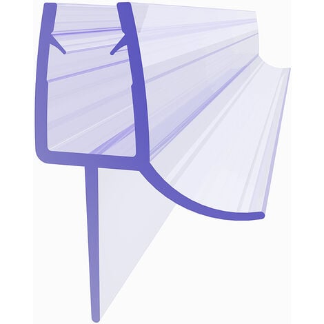 SONNI Guarnizione Doccia Sottoporta Guarnizione per Doccia 120 cm Guarnizione di Ricambio per 5 mm / 6 mm Spessore Vetro Guarnizione in Gomma Guarnizione per Doccia in PVC con Deflettore d'acqua