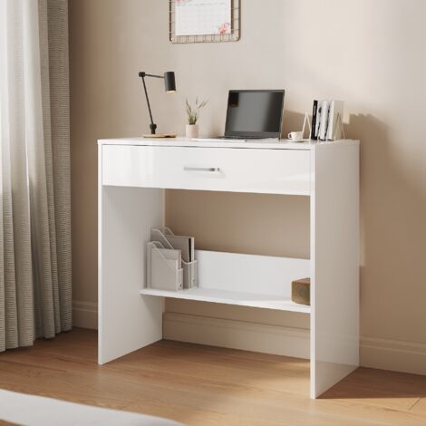 SONNI Multifunktionstisch Schminktisch/Schreibtisch 80x40x77 cm  Mit Trennschublade & Stauraum  Platzsparendes Design