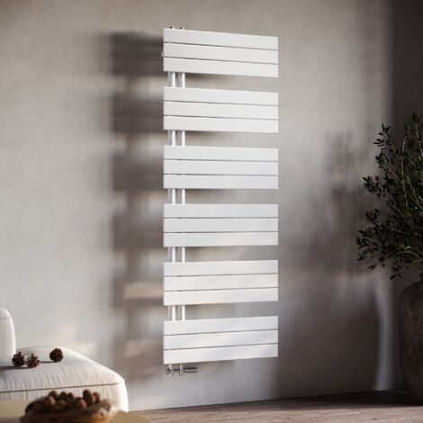 Sonni – Radiateur sèche-serviette eau chaude 1590x600mm – Puissance 767W – Construction verticale – Résistant à la rouille et à la corrosion