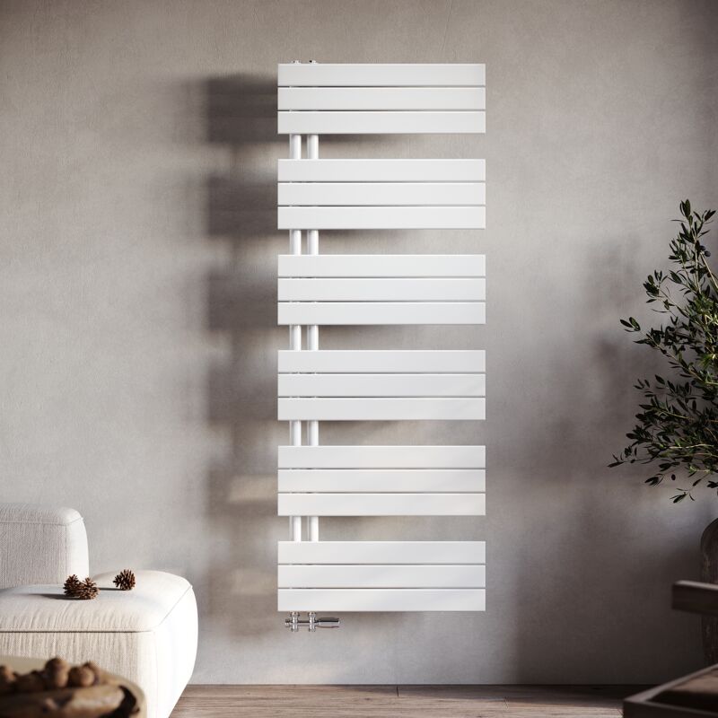 Radiateur Sèche-Serviettes Sèche Serviettes 1590x600mm Sèche-Serviettes Eau Chaude vertical Sèche-Serviettes Plat Radiateur de Salle de Bains