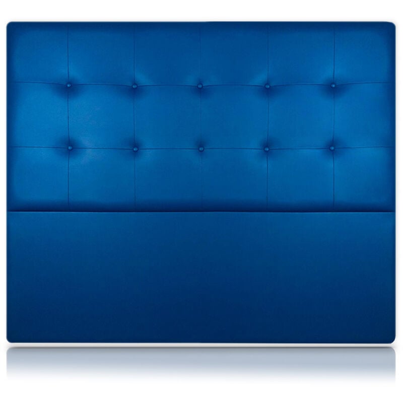 

Cabecero Atenea Tapizado en Polipiel Azul de SonnoMattress 220X120x8cm
