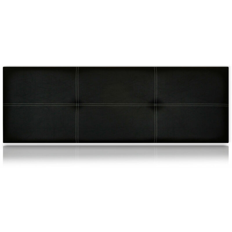 

Cabecero Poseidón Tapizado en Polipiel Negro de SonnoMattress 130X50x5cm