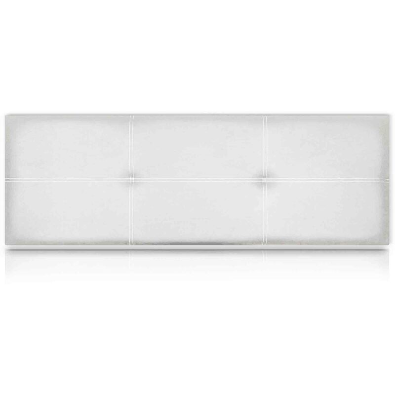 

Cabecero Poseidón Tapizado en Polipiel Blanco de SonnoMattress 220X50x5cm