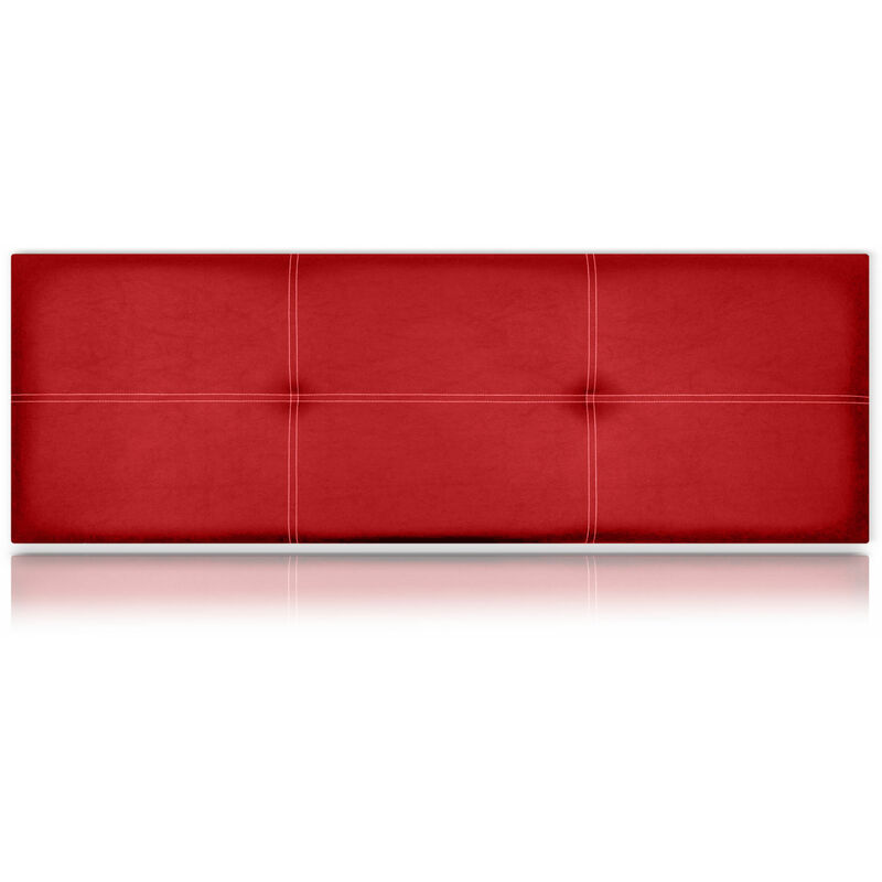 

Cabecero Poseidón Tapizado en Polipiel Rojo de SonnoMattress 100X50x5cm