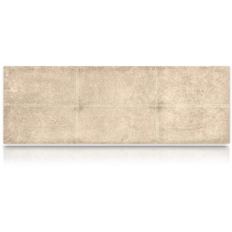 

Cabecero Poseidón Tapizado Nido Antimanchas Beige de SonnoMattress 100X50x5cm