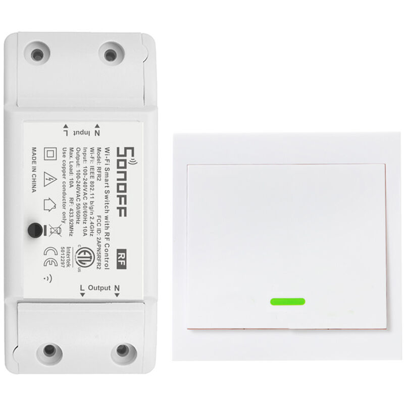 1 Pc Wifi Smart Rf433Mhz Voice Control Switch - Sonoff
