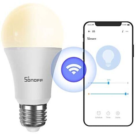 Sonoff B02-B-A60 smart lighting Wi-Fi smart bulb White 9 W