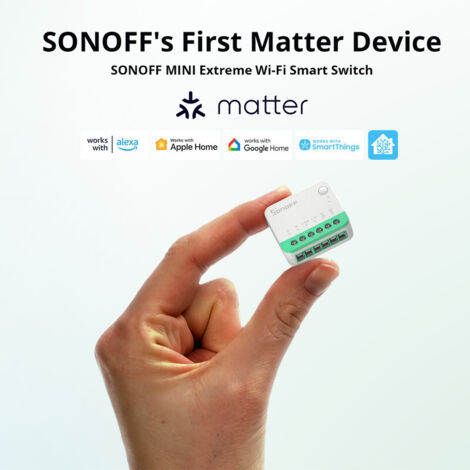 SONOFF Matter Wlan Smart Relais Schalter,Erfordert Neutralleiter