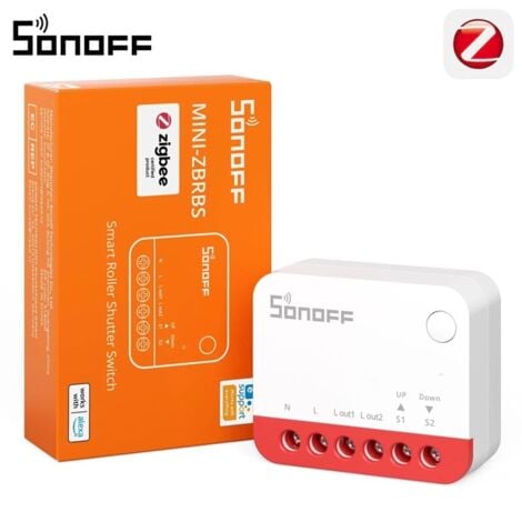 Sonoff MINI-ZBRBS Interruttore per Tapparelle Smart Zigbee