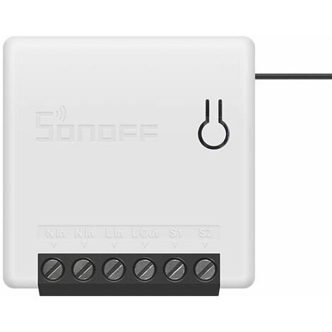 Alexa Sonoff MINI  Einbaumodul 230V WiFi Handy Lichtschalter bleibt erhalten