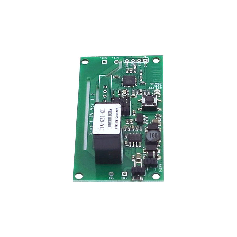 

Modulo de interruptor inalambrico WiFi, Voltaje seguro DC 5-24V - Sonoff