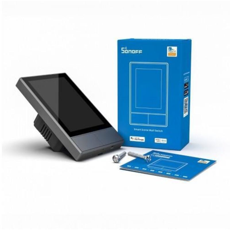 Sonoff Nspanel Intelligenter Wand-schalter Schwarz
