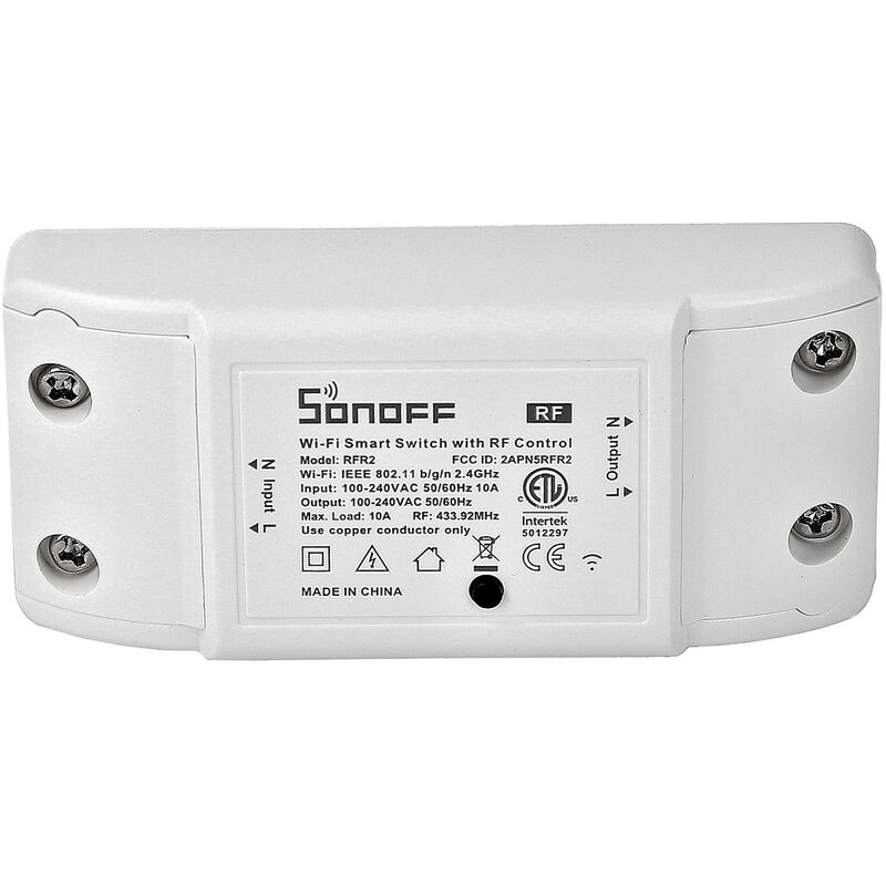 

Sonoff RF WiFi Smart Switch Inalambrico Smart Home Wifi Remote Controller APP Control Trabaja con Google Alexa Google Home para iOS Android Smartphone