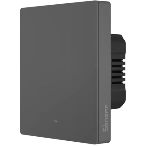 Sonoff Smart 1-Kanal WLAN Wandschalter intelligenter Wandschalter mit 2 Kanälen Schwarz (M5-1C-80)