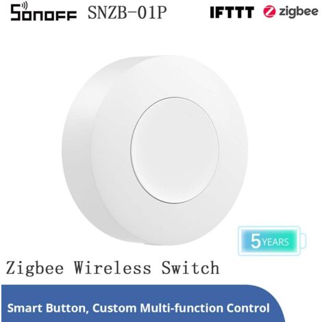 Sonoff SNZB-01P – Interruptor ZigBee con un botón