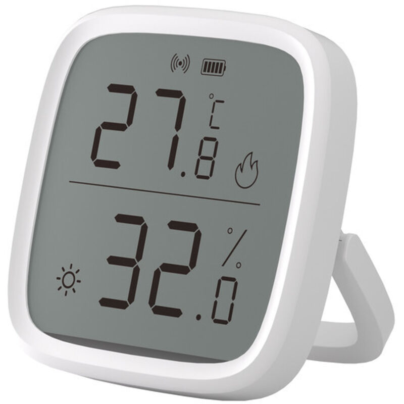 SONOFF SNZB-02D Sensor Inteligente de Temperatura y Humedad Zigbee con Pantalla LCD, Higrómetro y Termómetro Inalámbrico, Compatible con Alexa, Google Home y Alice