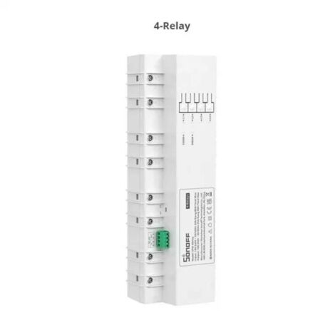 Sonoff SPM 4Relay contador de potencia blanco inteligente
