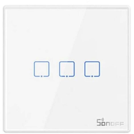 Sonoff T2EU3C-RF Interruptor de pared 433MHz Control remoto inalámbrico por RF