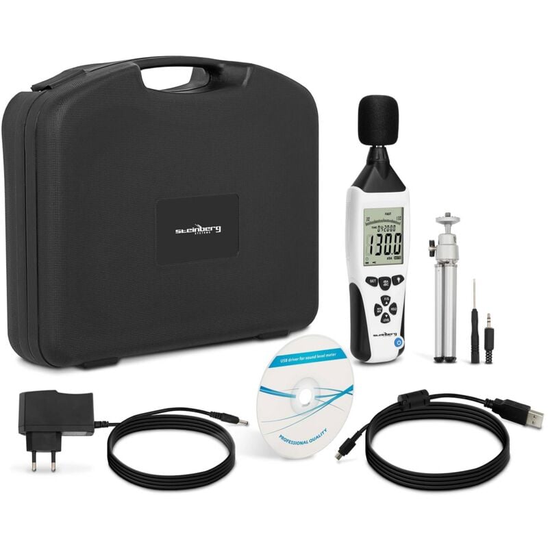 Testeur Mini Sonomètre Numérique Décibelmètre Bruit Écran Lcd Usb 30 à 130 Db