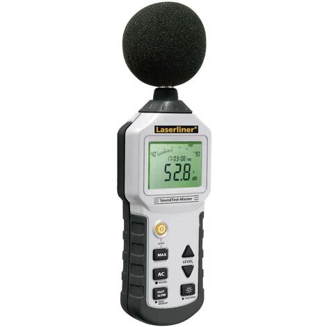 Sonomètre Laserliner SoundTest-Master 31.5 Hz - 8000 Hz 30 - 130 dB d'usine (sans certificat) Q52222