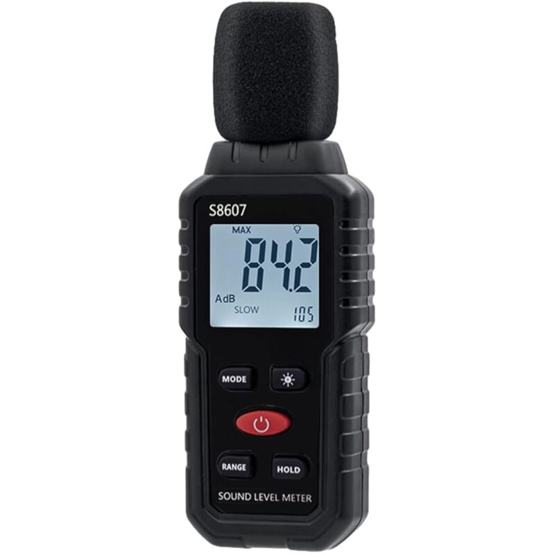 Sonomètre Numérique, Lecteur de Décibels de 30-130 dB, Sonomètre pour Mesurer le Bruit, Sonomètre pour Classe, Rue, Maison