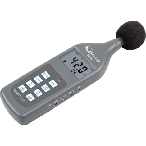 Sonomètre Sauter SU 130 Enregistreur de données 30 - 130 dB 20 Hz - 12500 Hz