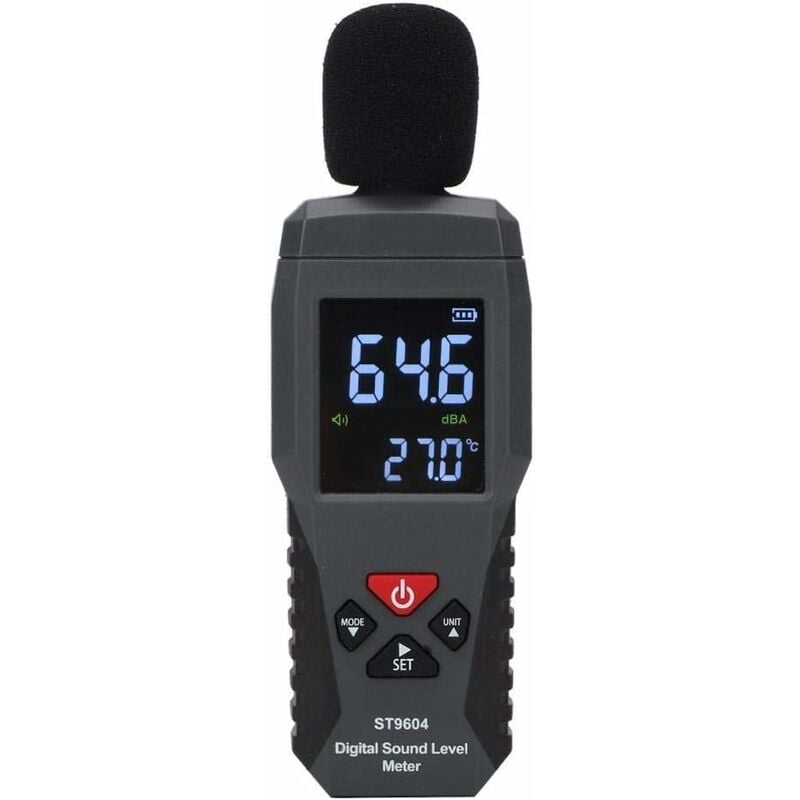 Sonomètre Sonomètre numérique, plage de mesure 30-130dB