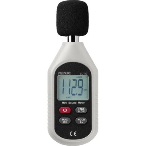 Sonomètre VOLTCRAFT SL-10 30 - 130 dB 31.5 Hz - 8 kHz