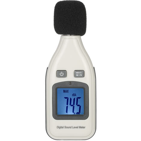 Sonómetro digital portátil de 30-130 dB, medición de ruido, pantalla LCD, para uso doméstico, de oficina e industrial.