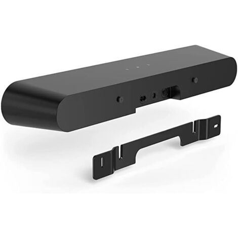 Sonos Ray Wandhalterung aus Kohlenstoffstahl mit integriertem Kabelmanagement, Zubehör für Smart-Home-Lautsprecher (Sonos Ray, Schwarz, Ray-01), 1 Stück