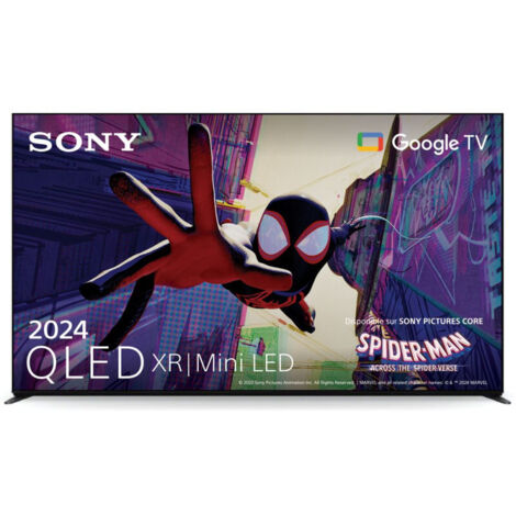 Sony BRAVIA 9 QLED (XR l Mini LED) 65 pollici 4K HDR Google Smart TV (2024) Caratteristiche di gioco per Playstation 5, IMAX Enhanced, Dolby Vision Atmos, Chromecast, AirPlay, 120Hz 65XR90